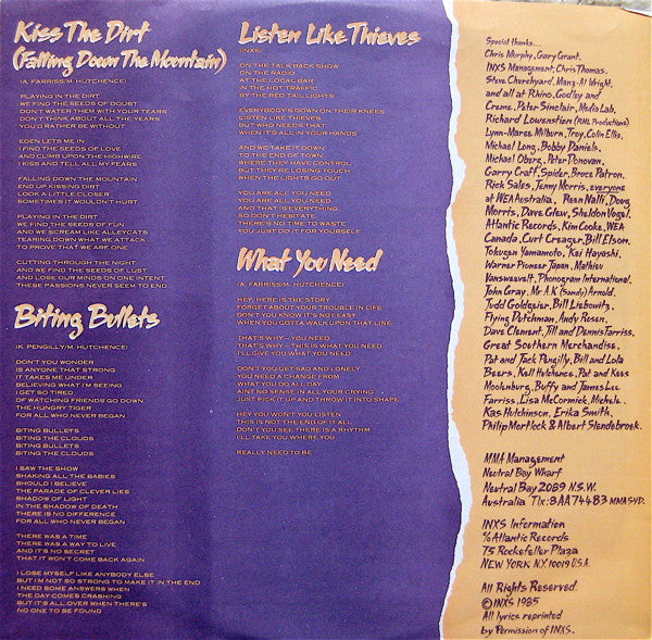 INXS - Listen Like Thieves | Near Mint (NM) Near Mint (NM)