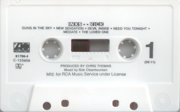 INXS - Kick *CASSETTE* | Near Mint (NM) Near Mint (NM)