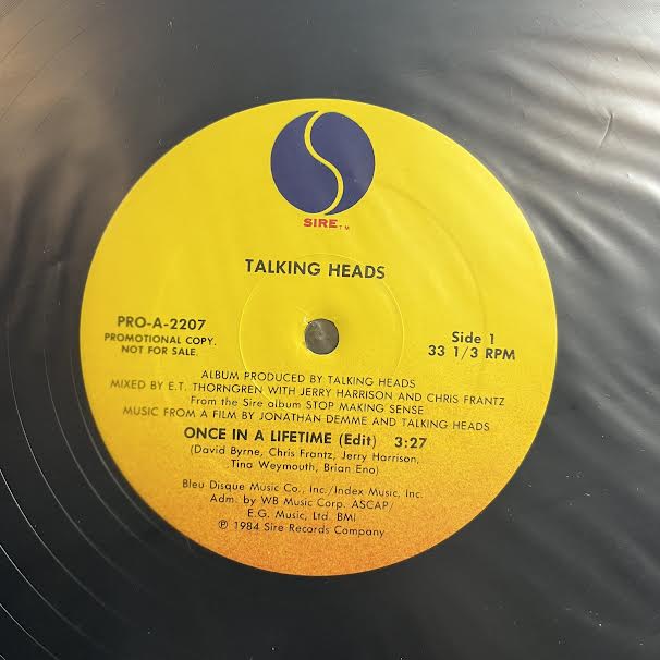 Talking Heads - Once In A Lifetime (VINYL) | Near Mint (NM) Near Mint (NM)