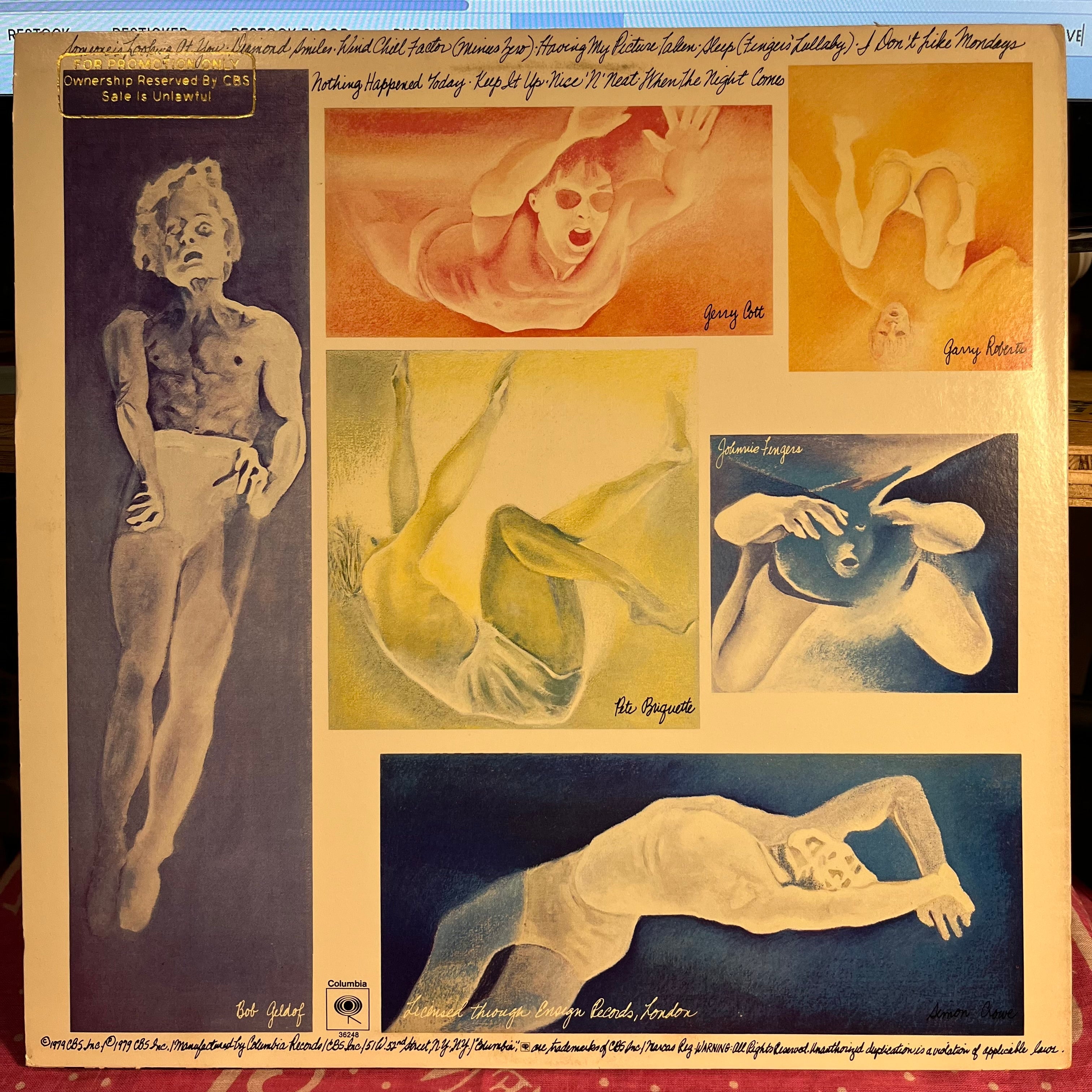 The Boomtown Rats - The Fine Art Of Surfacing *PROMO* | Near Mint (NM) Excellent (EX)