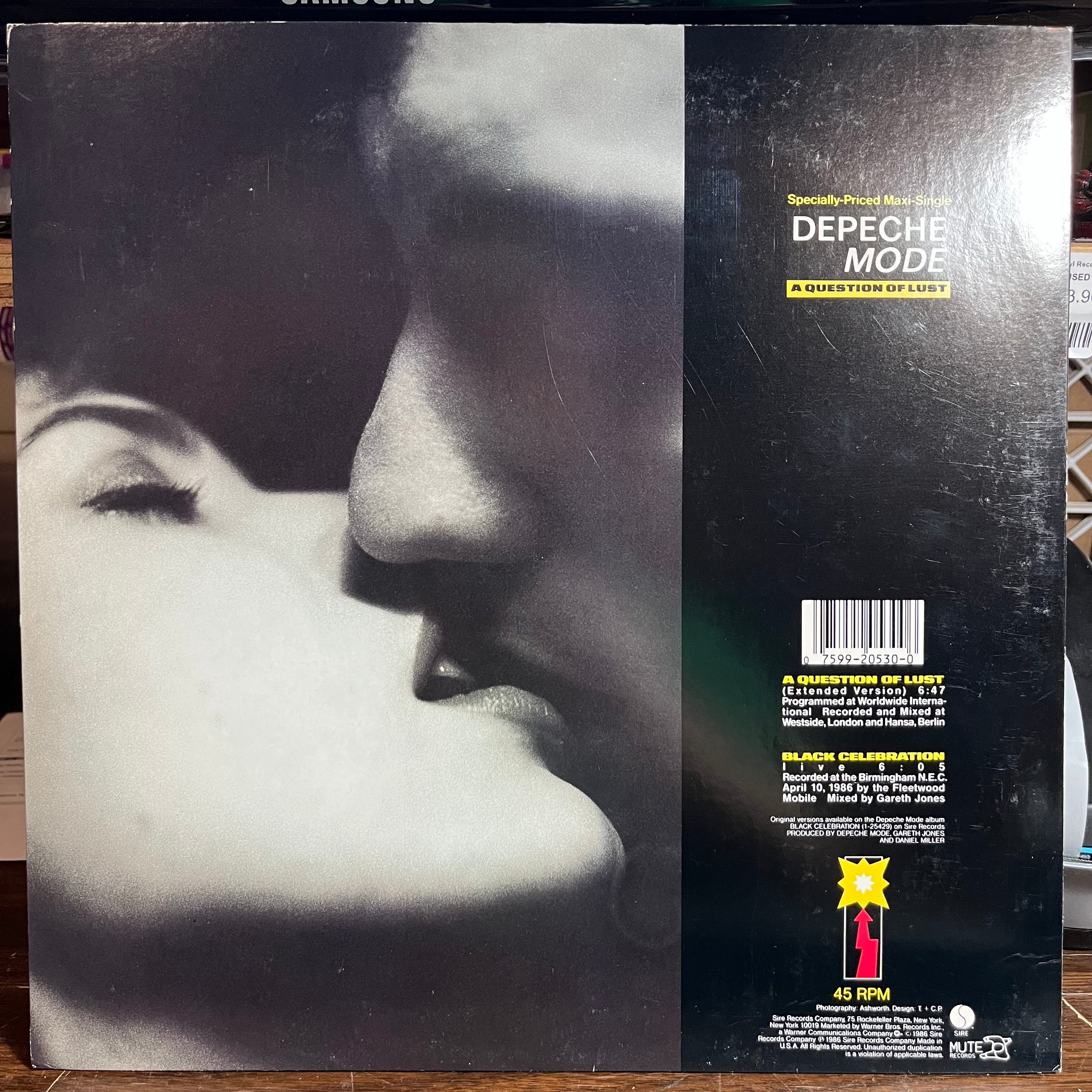 Depeche Mode - A Question Of Time / A Question Of Lust (PROMO VINYL) | Near Mint (NM or M-)