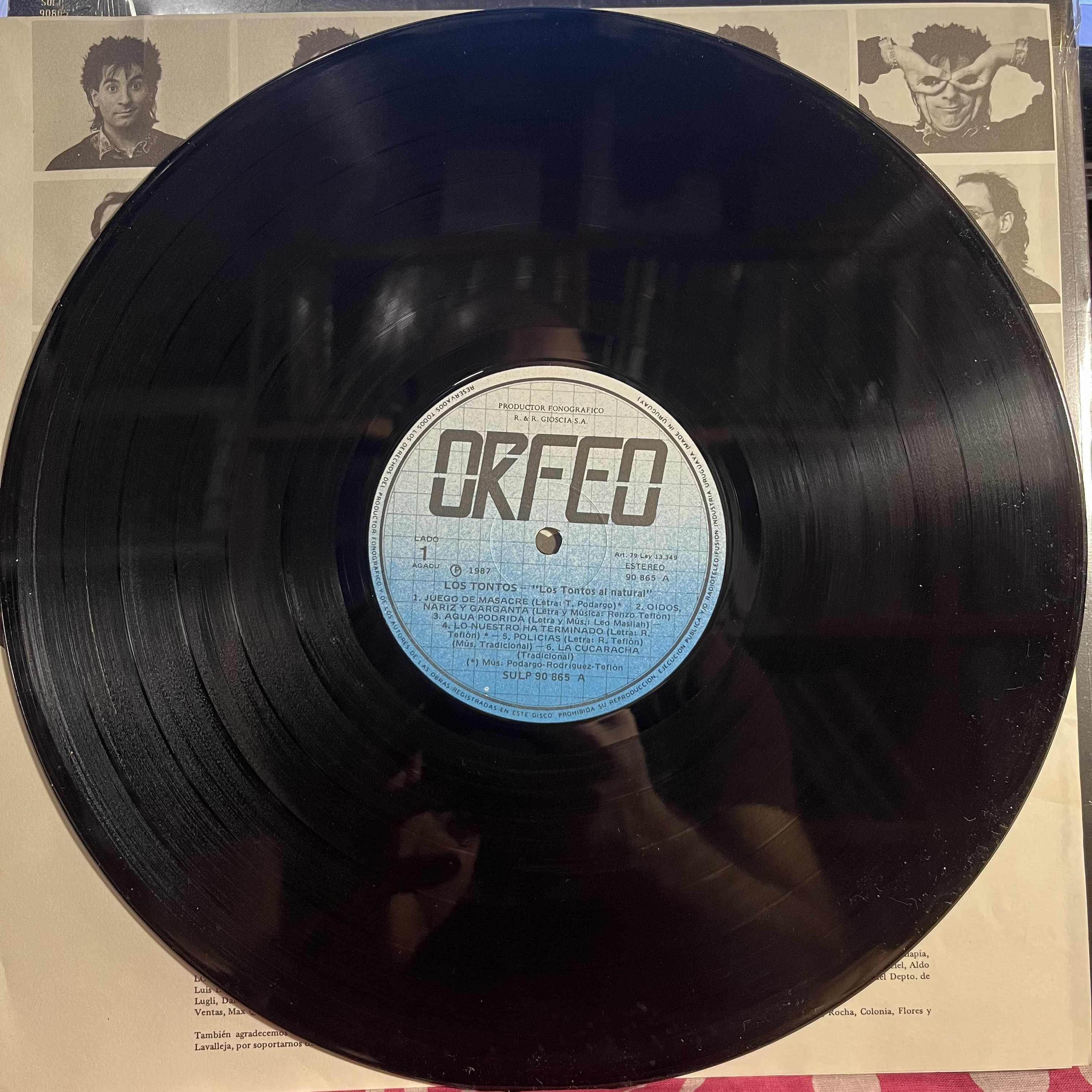 Los Tontos - Tontos Al Natural *URUGUAY/SHRINK* | Near Mint (NM) Near Mint (NM)