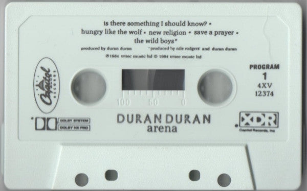 Duran Duran - Arena *CASSETTE* | Near Mint (NM) Near Mint (NM)