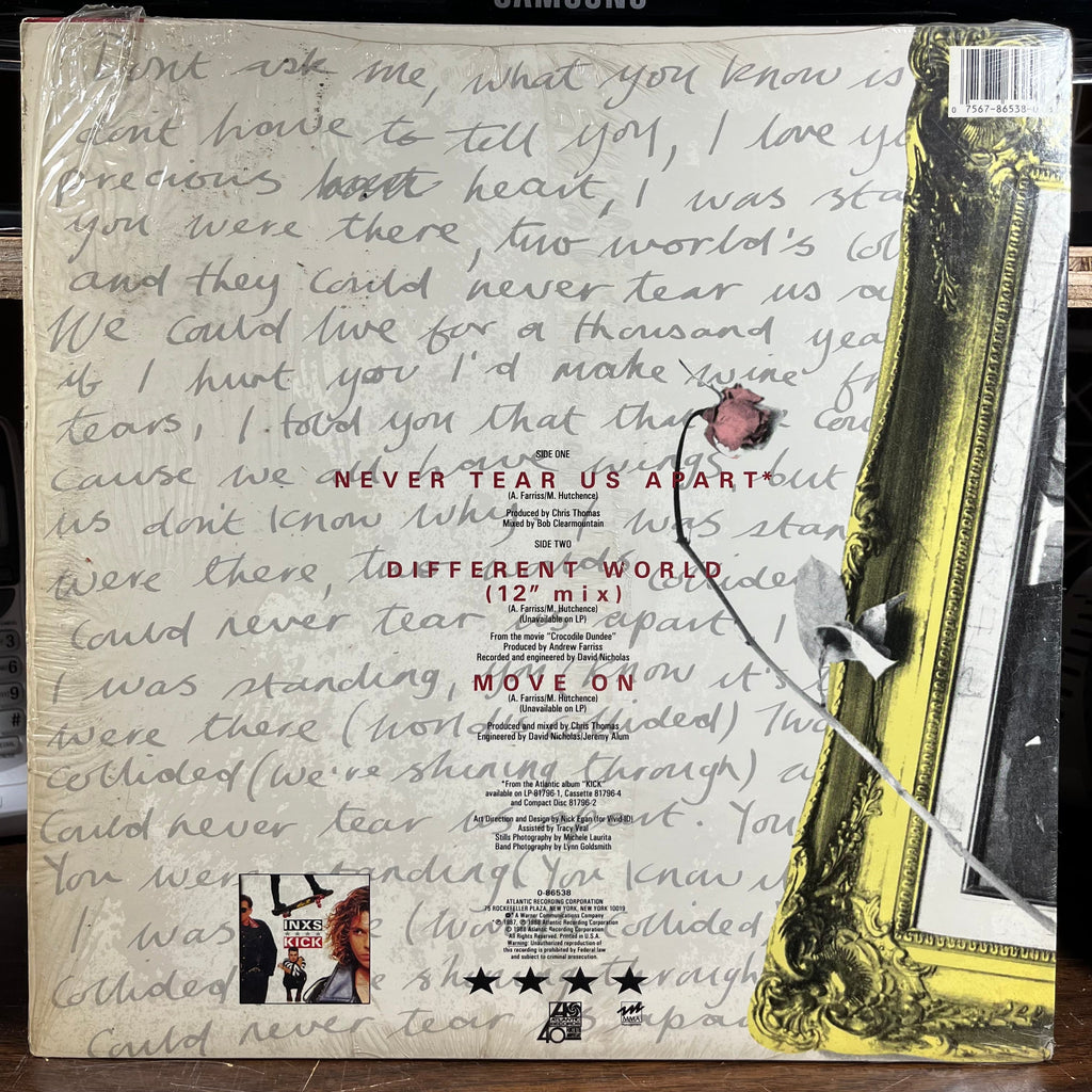 INXS - Never Tear Us Apart (VINYL) | Very Good Plus (VG+) Near Mint (NM)