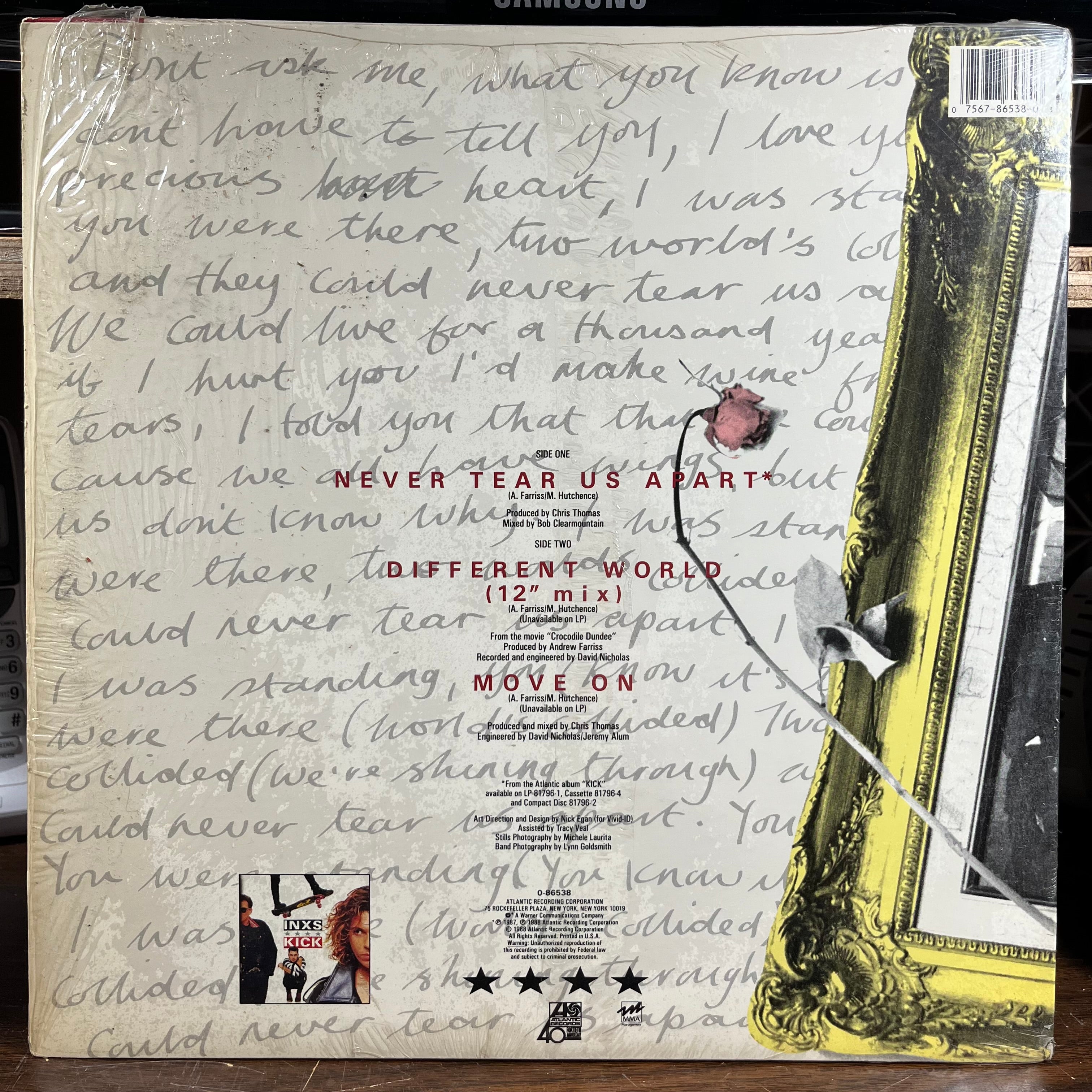 INXS - Never Tear Us Apart (VINYL) | Very Good Plus (VG+) Near Mint (NM)