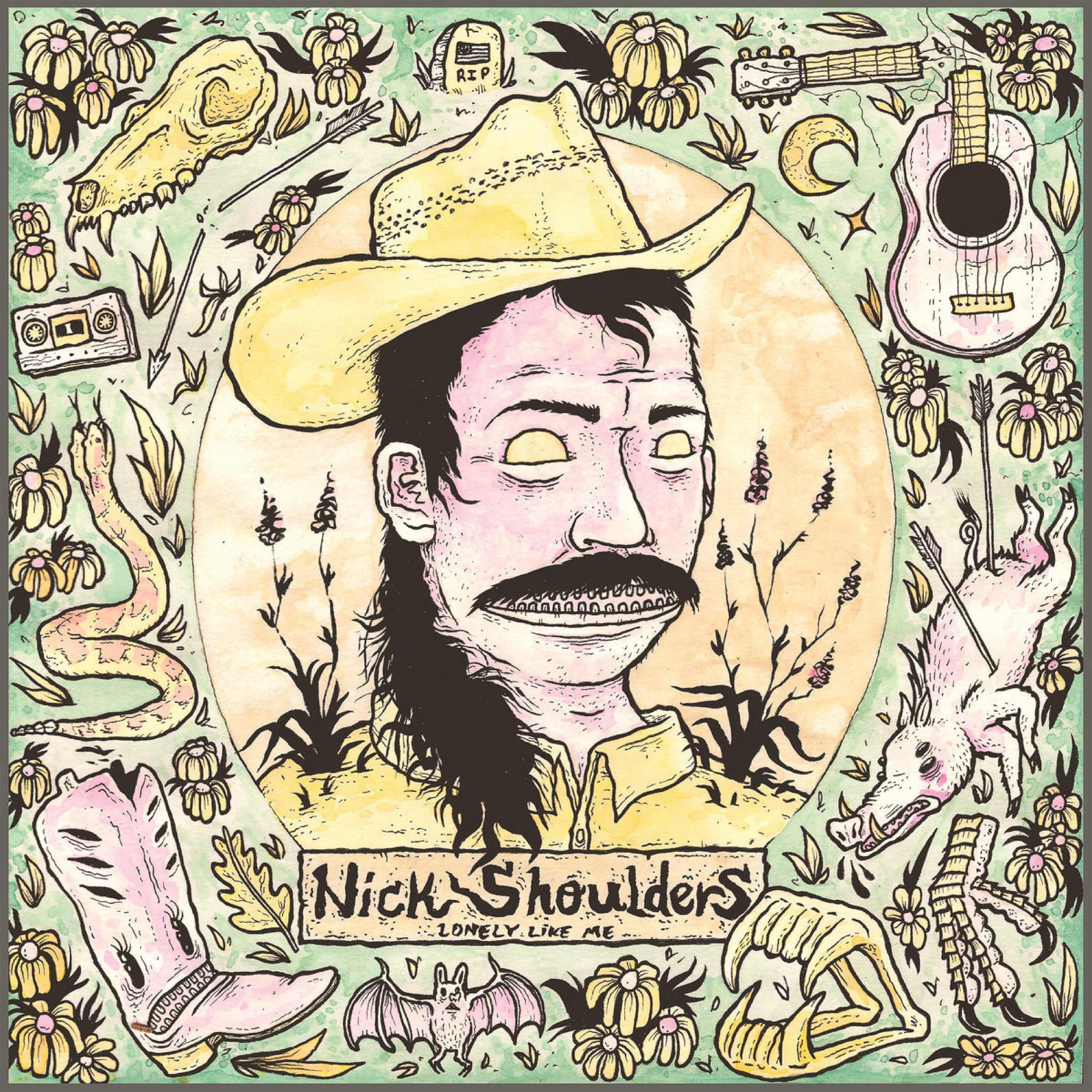 Nick Shoulders - Lonely Like Me (Lime Green VINYL) | Mint (M) Mint (M)
