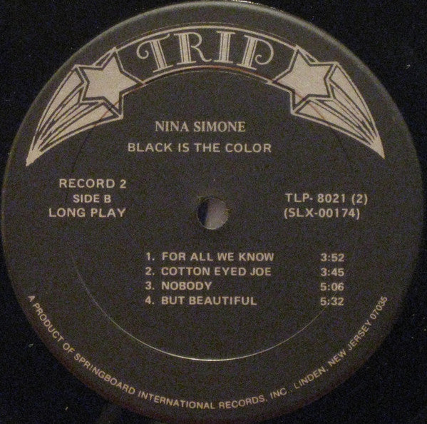 Nina Simone - Black Is The Color | Near Mint (NM) Very Good Plus (VG+)