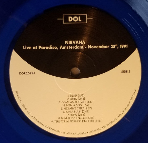 Live At Paradiso, Amsterdam - November 25th, 1991 | Mint (M) Mint (M)