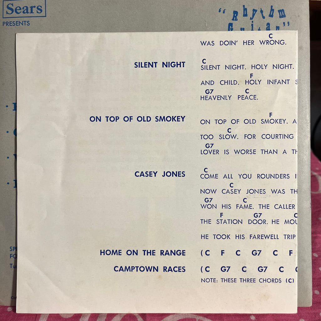 Don Rainey - Sears Roebuck And Co. Presents: Read, Listen! Learn "Rhythm Guitar" 7" | Near Mint (NM) Near Mint (NM)