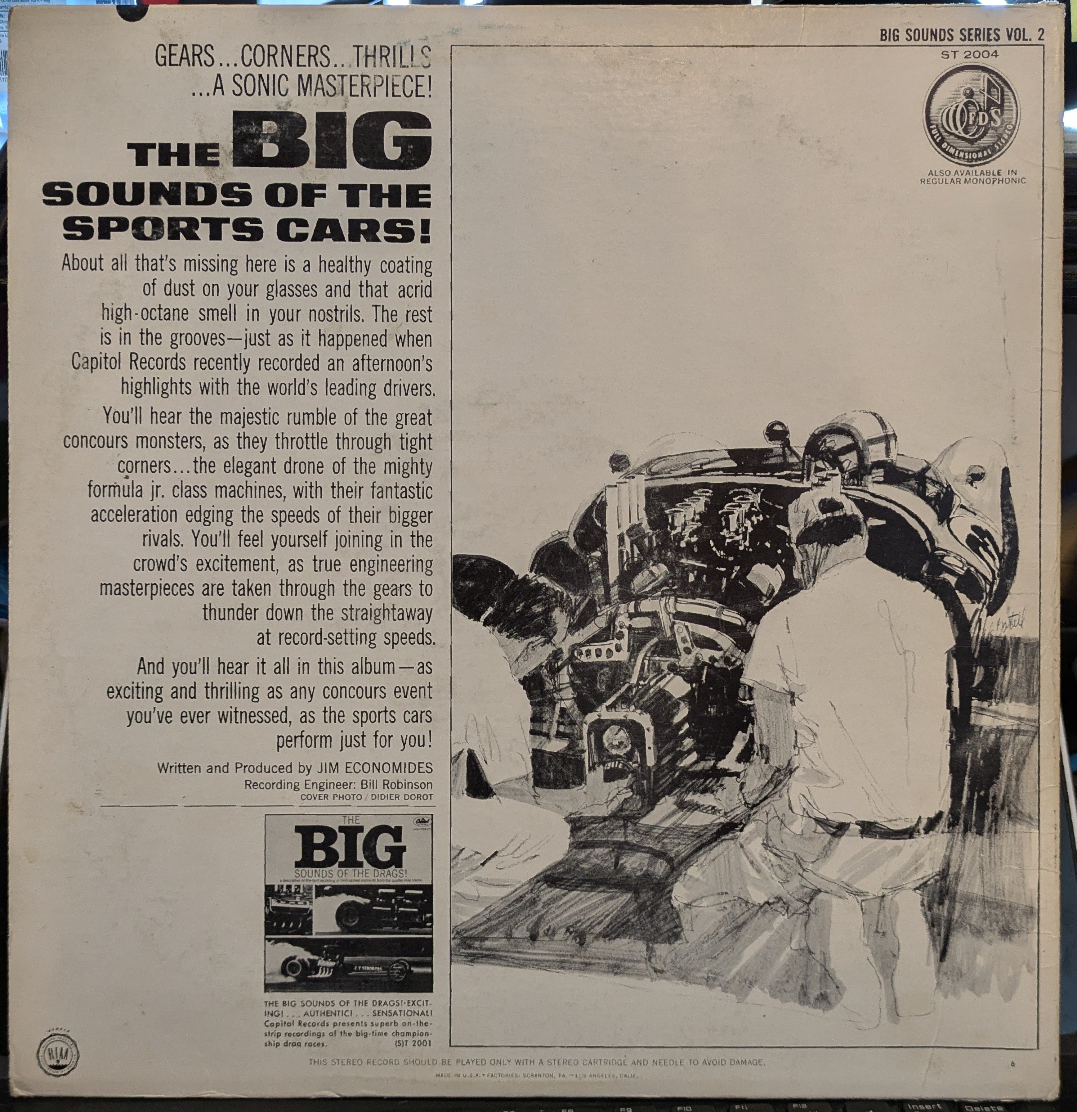 No Artist - The Big Sounds Of The Sports Cars | Very Good Plus (VG+) Very Good Plus (VG+)