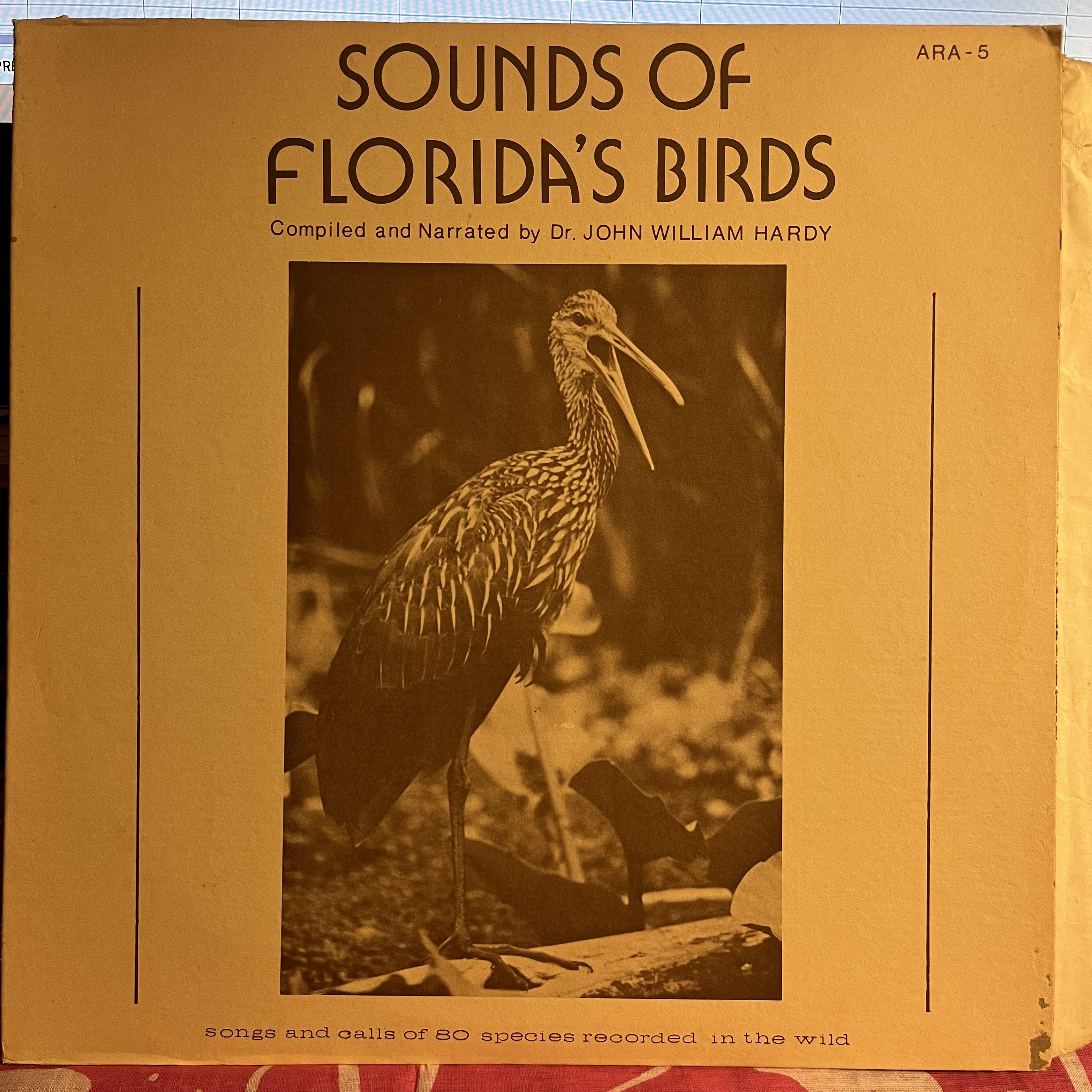 John William Hardy - Sounds Of Florida's Birds | Very Good Plus (VG+) Excellent (EX)