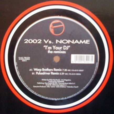 Noname - I'm Your DJ - The 2002 Remixes | Very Good Plus (VG+) Very Good Plus (VG+)