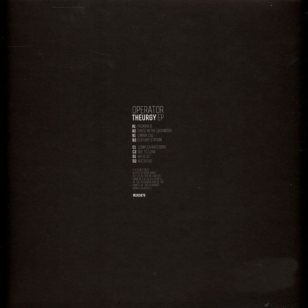 Theurgy EP | Mint (M) Mint (M)