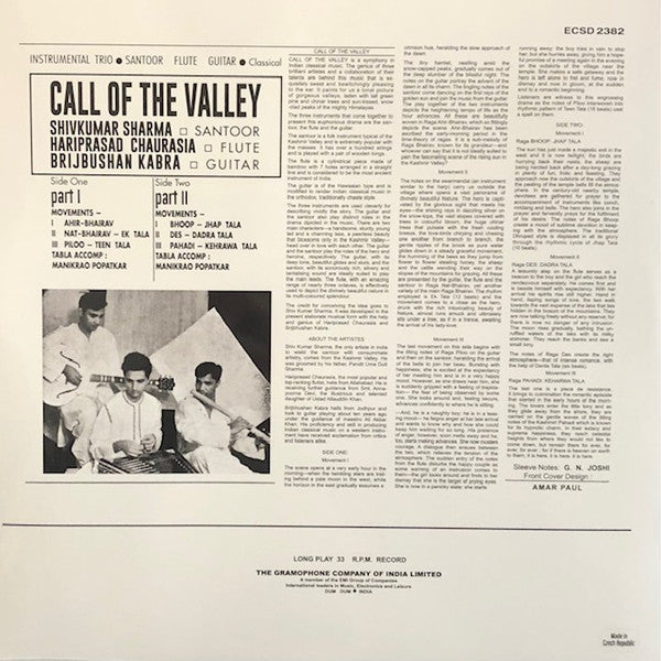 Call Of The Valley | Mint (M) Mint (M)