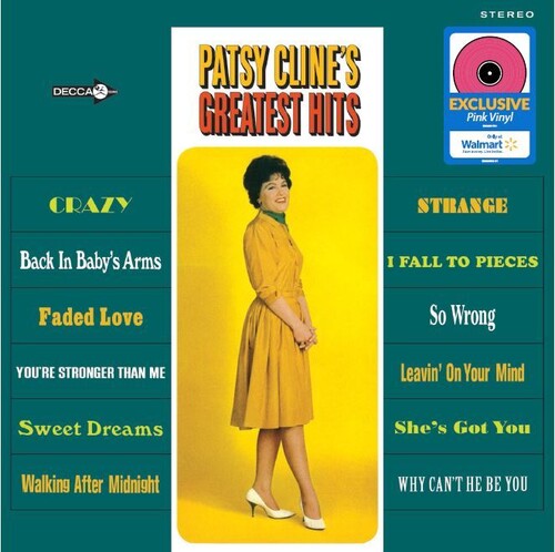 Patsy Cline - 12 Greatest Hits (Indie Exclusive, Pink Colored Vinyl) |