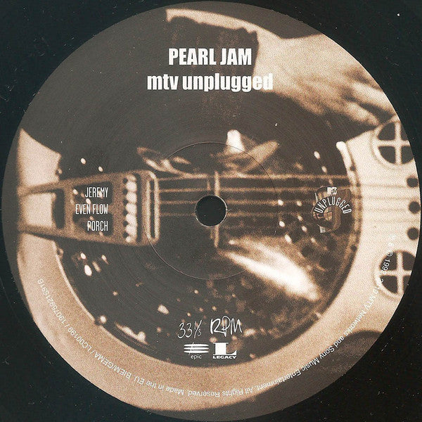 Pearl Jam - MTV Unplugged | Mint (M) Mint (M)