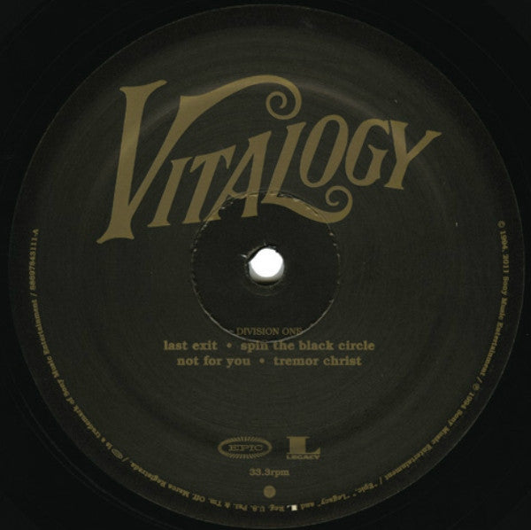 Pearl Jam - Vitalogy (180 GRAM VINYL) | Mint (M) Mint (M)