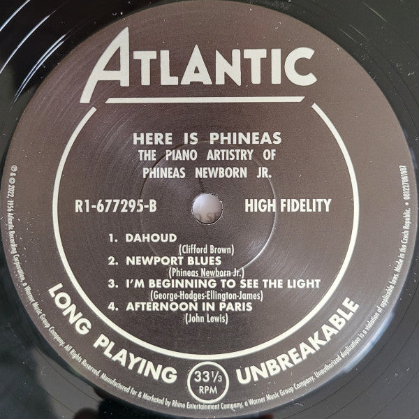 Here Is Phineas (The Piano Artistry Of Phineas Newborn Jr.) | Mint (M) Mint (M)