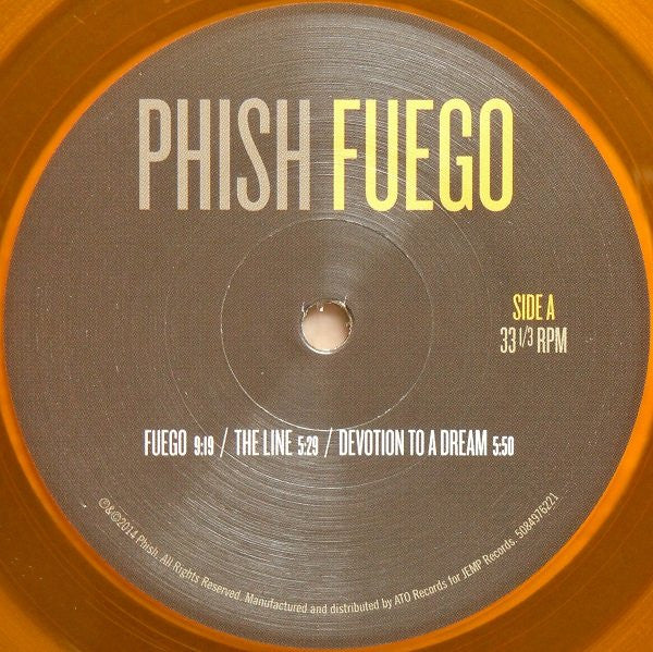 Phish - Fuego [Spontaneous Combustion Ed.] [Flame 2 LP] | Mint (M) Mint (M)