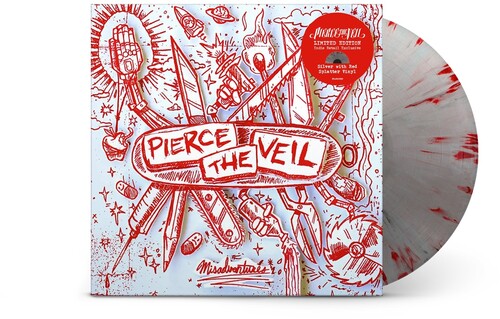 Pierce The Veil - Misadventures (Indie Exclusive, Limited Edition, Colored Vinyl, Red, Silver) |