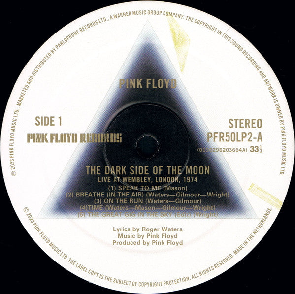 The Dark Side Of The Moon (Live At Wembley 1974) | Mint (M) Mint (M)