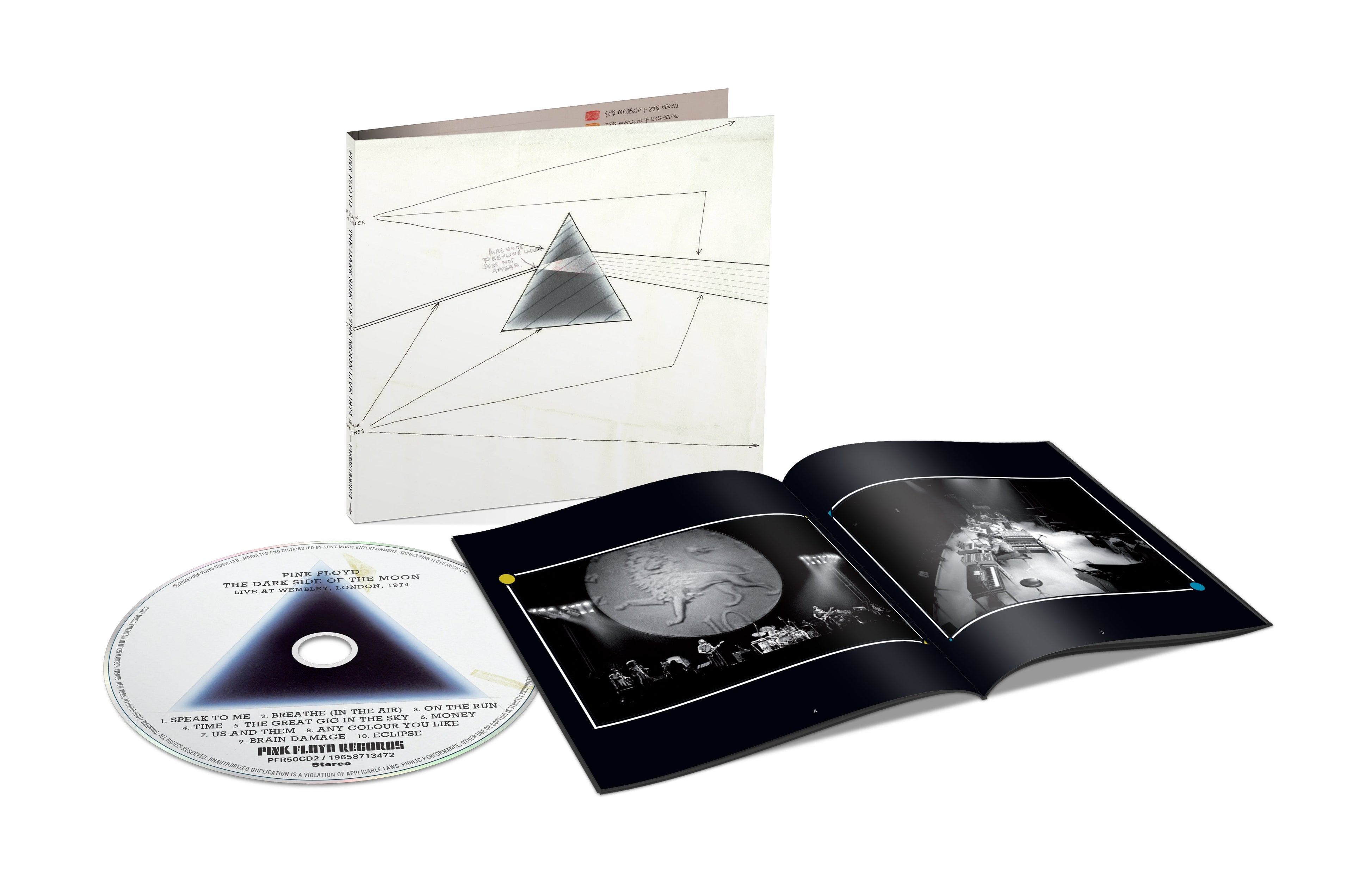 Pink Floyd - The Dark Side Of The Moon - Live At Wembley Empire Pool, London, 1974 (CD) | Mint (M) Mint (M)