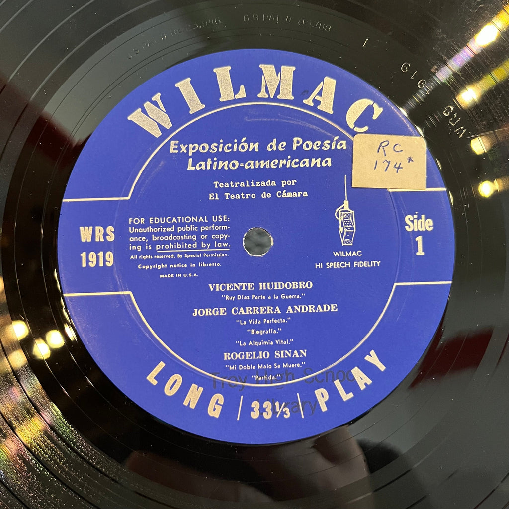 Various - Poesia Latino-Americana | Excellent (EX) Excellent (EX)