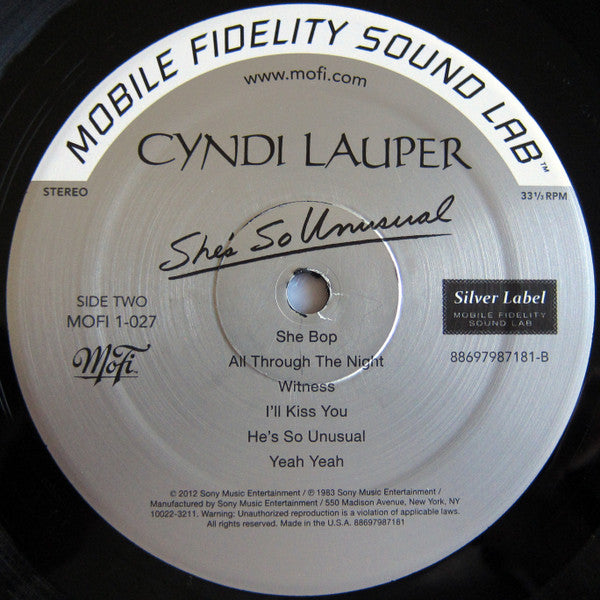 She's So Unusual (MFSL VINYL)(MINOR DING) | Mint (M) Excellent+ (EX+)