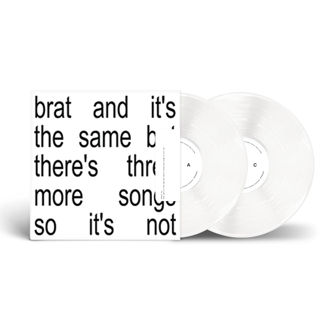 Charli XCX - Brat And It's The Same But There's Three More Songs So It's Not (WHITE VINYL) | Mint (M) Mint (M)