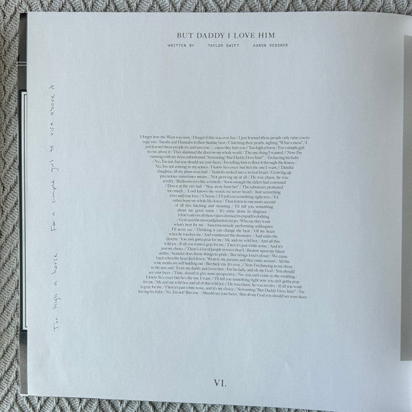 The Tortured Poets Department (GHOSTED WHITE VINYL) | Mint (M) Mint (M)