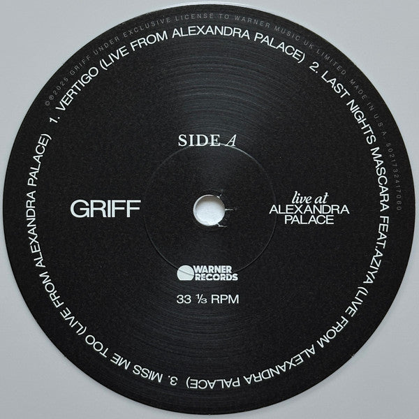 Live From Alexandra Palace (2025 RSD WHITE VINYL) | Mint (M) Mint (M)