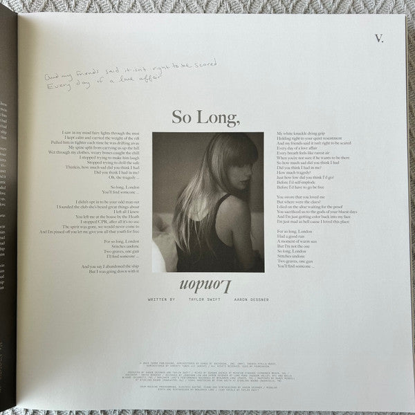 The Tortured Poets Department (GHOSTED WHITE VINYL) | Mint (M) Mint (M)