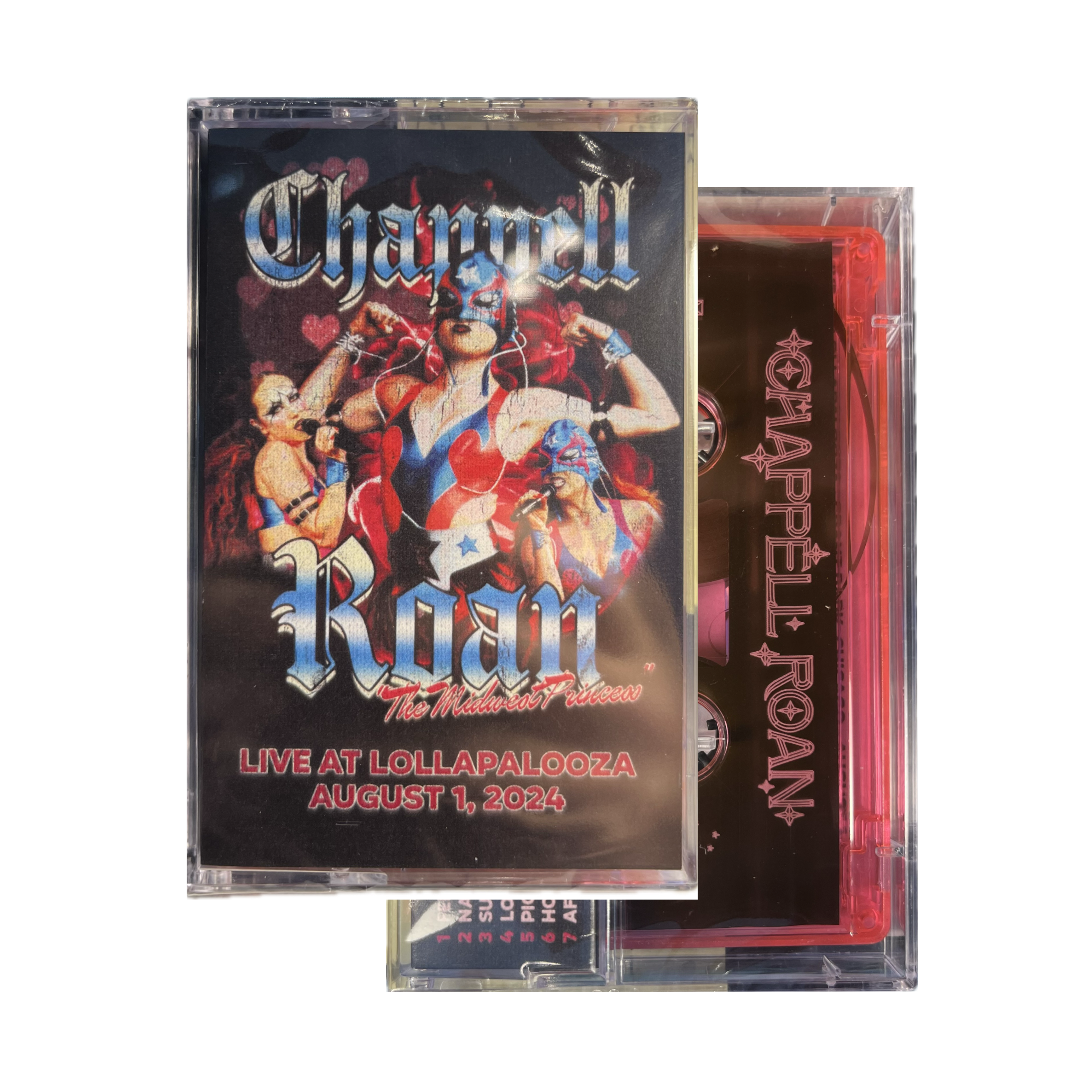 Live At Lollapalooza Aug 1 2024 (CLEAR PINK CASSETTE) | Mint (M) Mint (M)