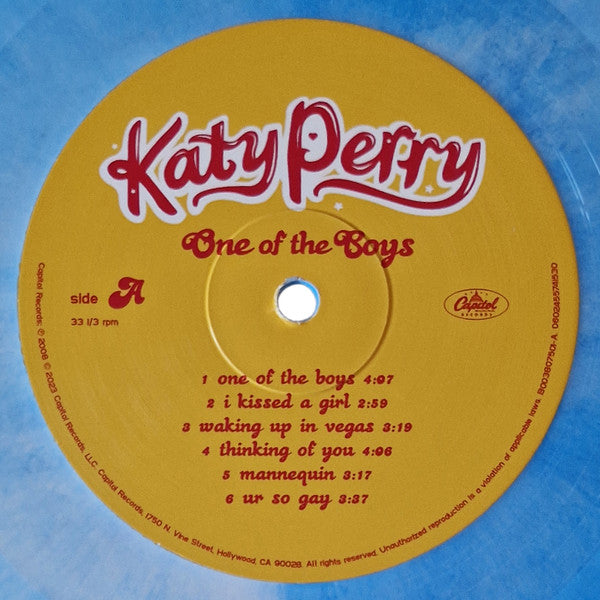 One Of The Boys (BLUE/WHITE SWIRL VINYL) | Mint (M) Mint (M)