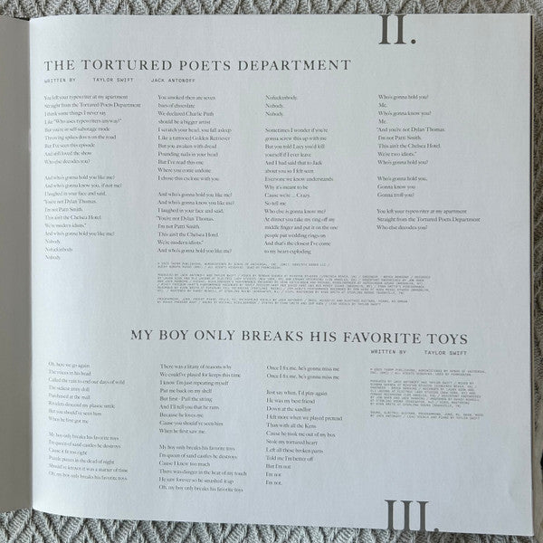 The Tortured Poets Department (GHOSTED WHITE VINYL) | Mint (M) Mint (M)