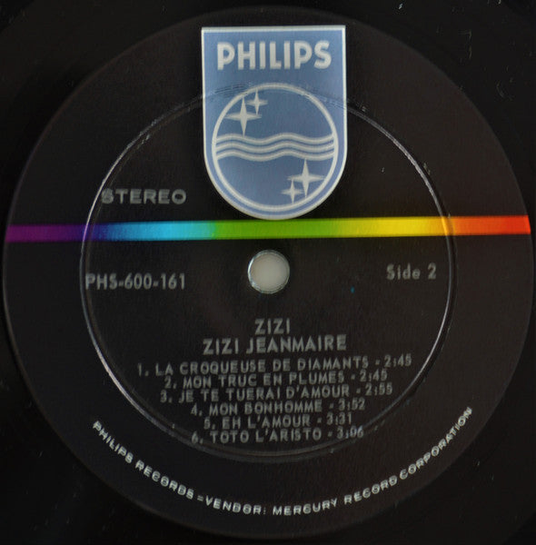 Zizi Jeanmaire (VINYL) | Mint (M) Near Mint (NM)