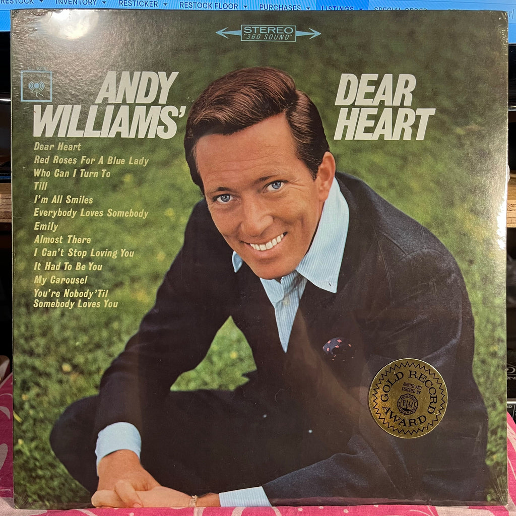 Andy Williams' Dear Heart | Mint (M) Near Mint (NM)