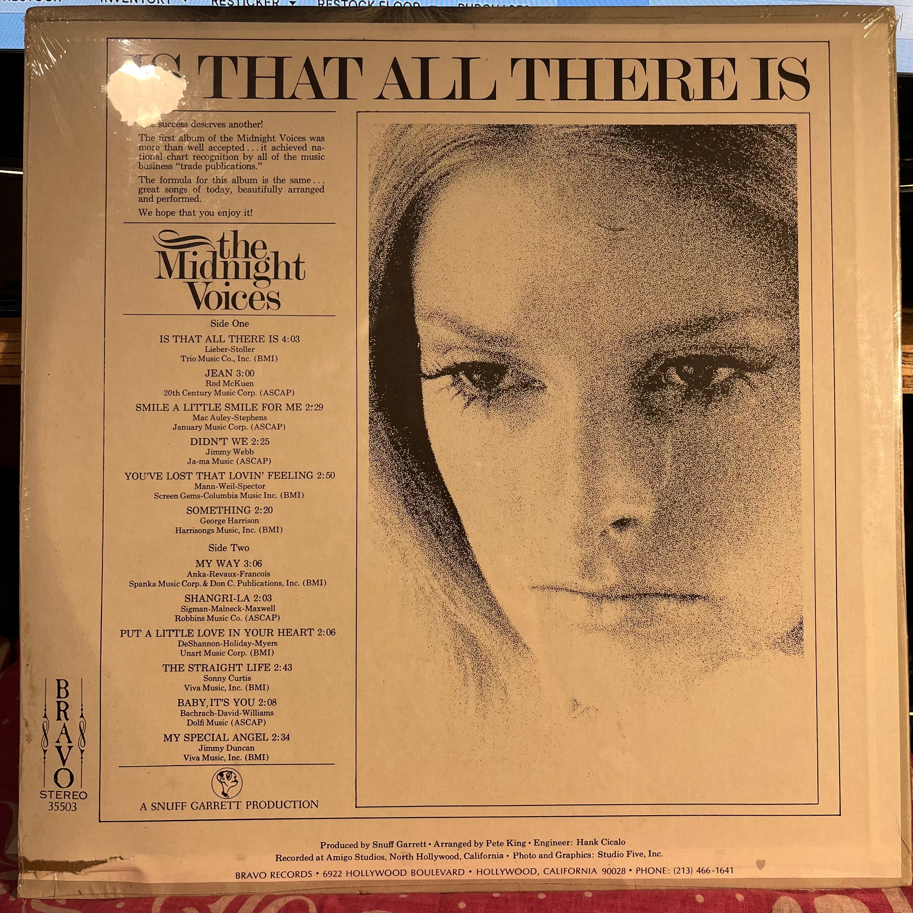 Is That All There Is *SEALED* | Mint (M) Very Good Plus (VG+)