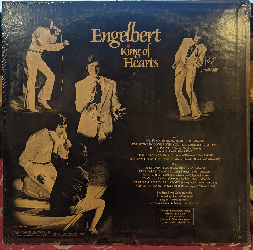 Engelbert King Of Hearts | Mint (M) Near Mint (NM)