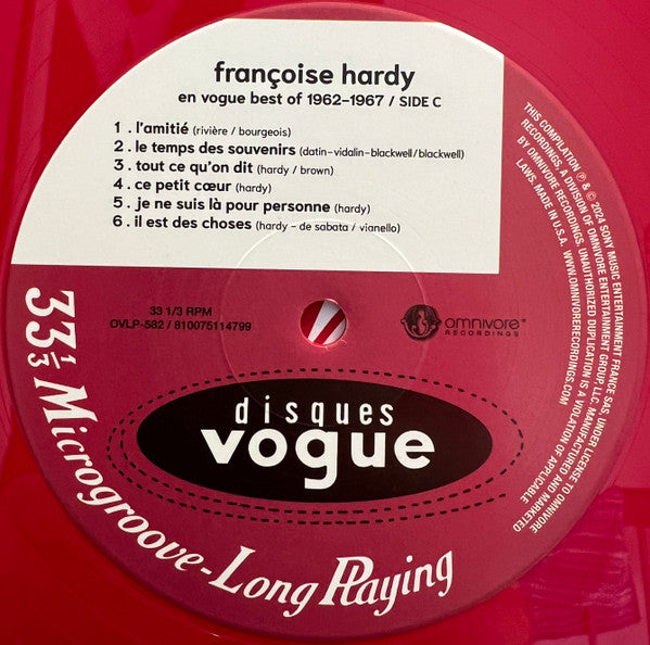 Françoise Hardy En Vogue Best Of 1962-1967 (2025 RSD 2xVINYL) | Mint (M) Mint (M)