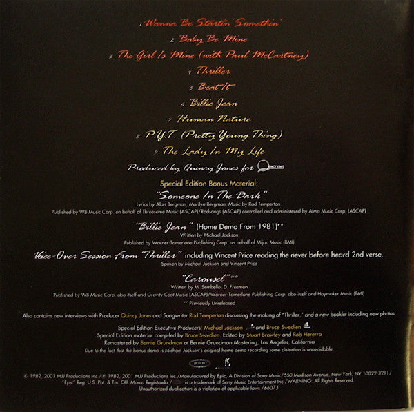 Michael Jackson - Thriller (CD) | Excellent+ (EX+) Excellent+ (EX+)