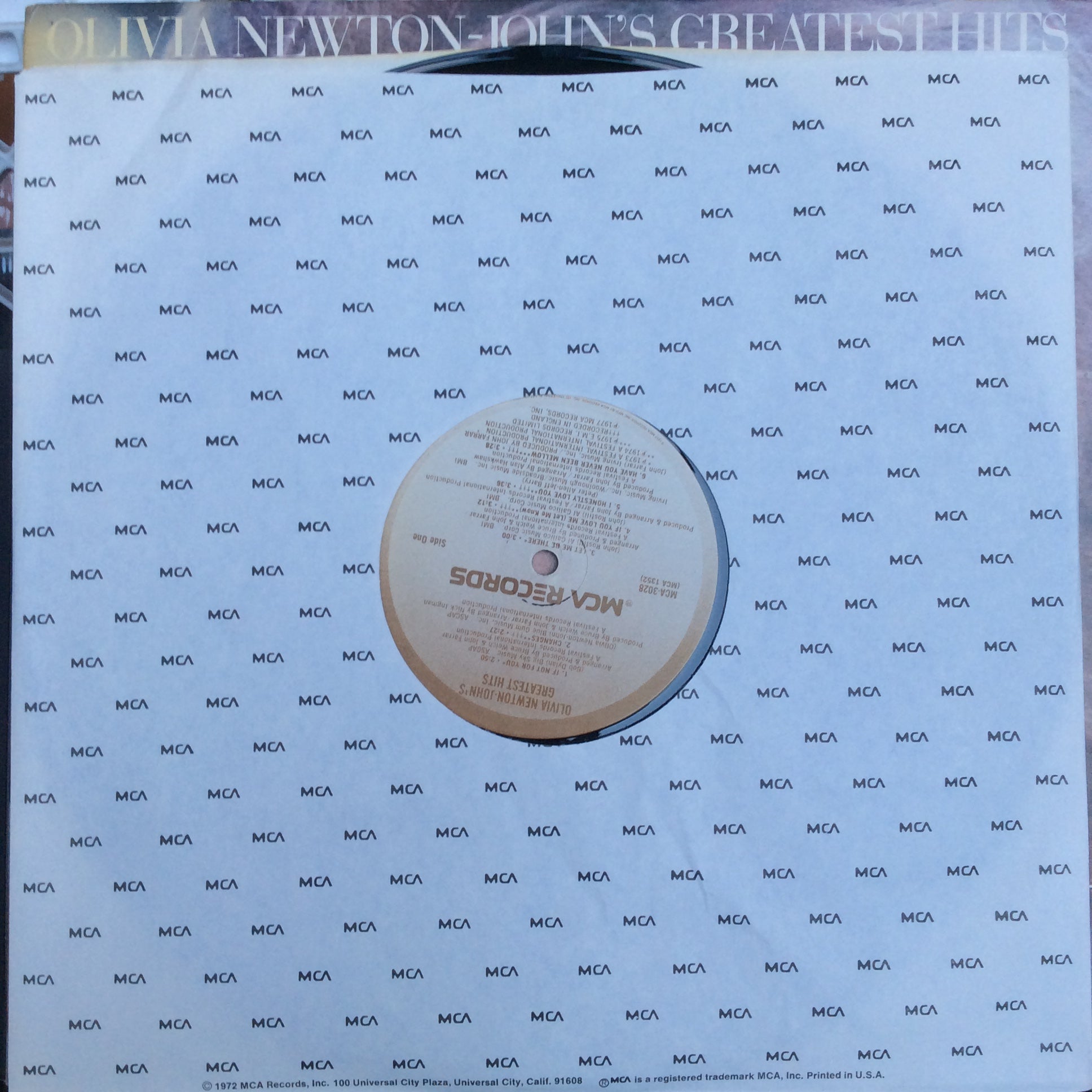 Olivia Newton-John's Greatest Hits (VINYL) | Excellent+ (EX+) Excellent (EX)