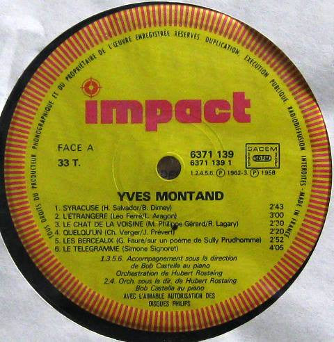 Yves Montand *FRANCE* | Excellent (EX) Near Mint (NM)