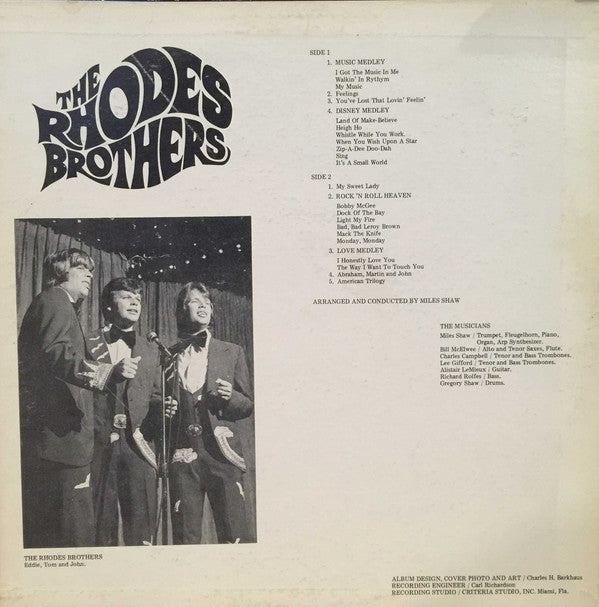 The Rhodes Brothers - The Rhodes Brothers *SIGNED* | Excellent (EX) Near Mint (NM)