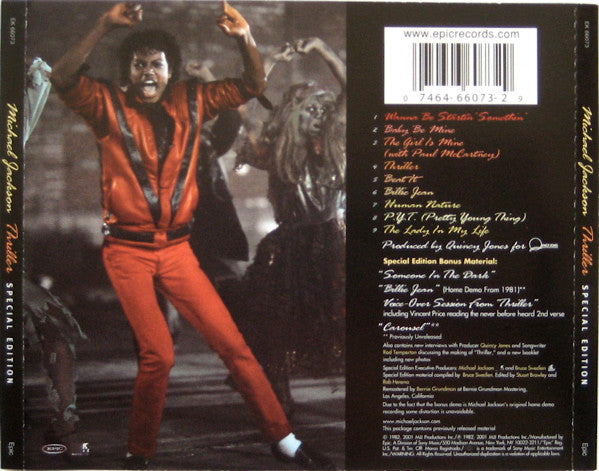Michael Jackson - Thriller (CD) | Excellent+ (EX+) Excellent+ (EX+)