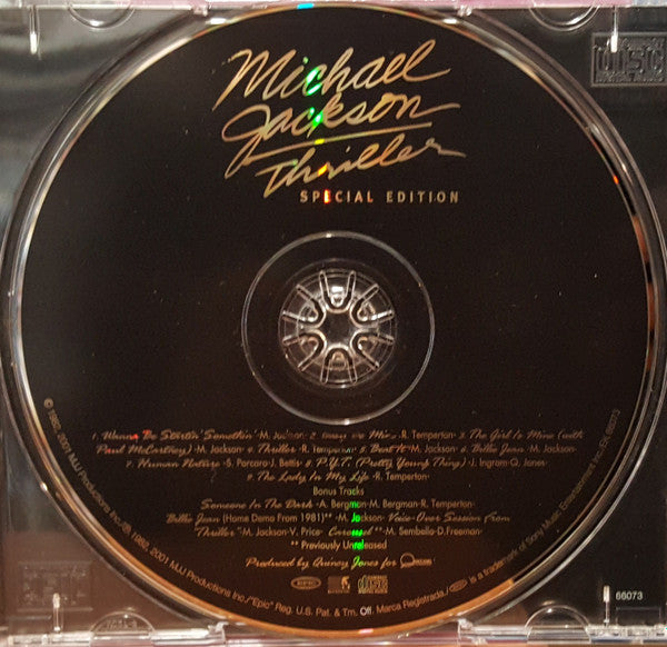 Michael Jackson - Thriller (CD) | Excellent+ (EX+) Excellent+ (EX+)