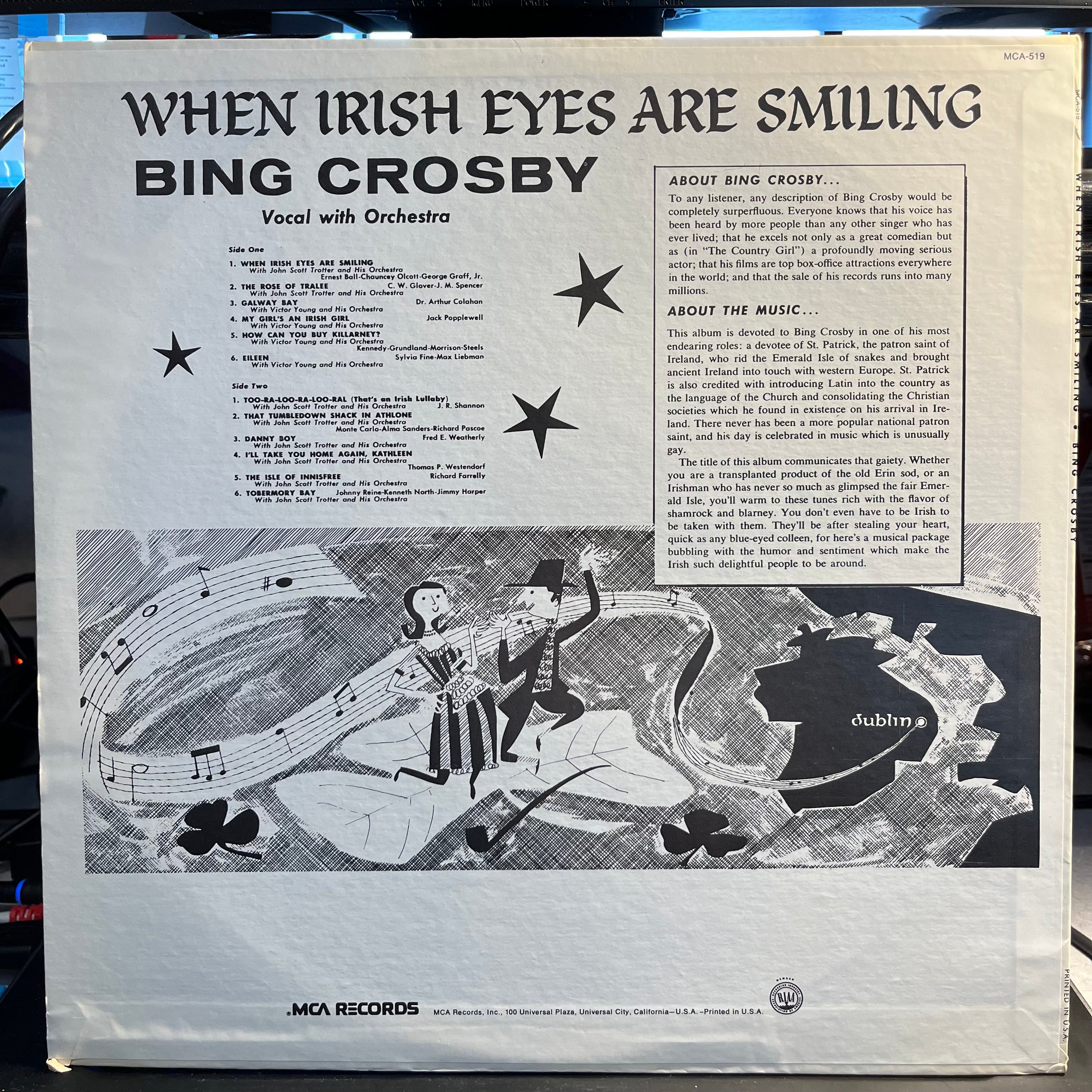 Bing Crosby - When Irish Eyes Are Smiling | Excellent (EX) Near Mint (NM)