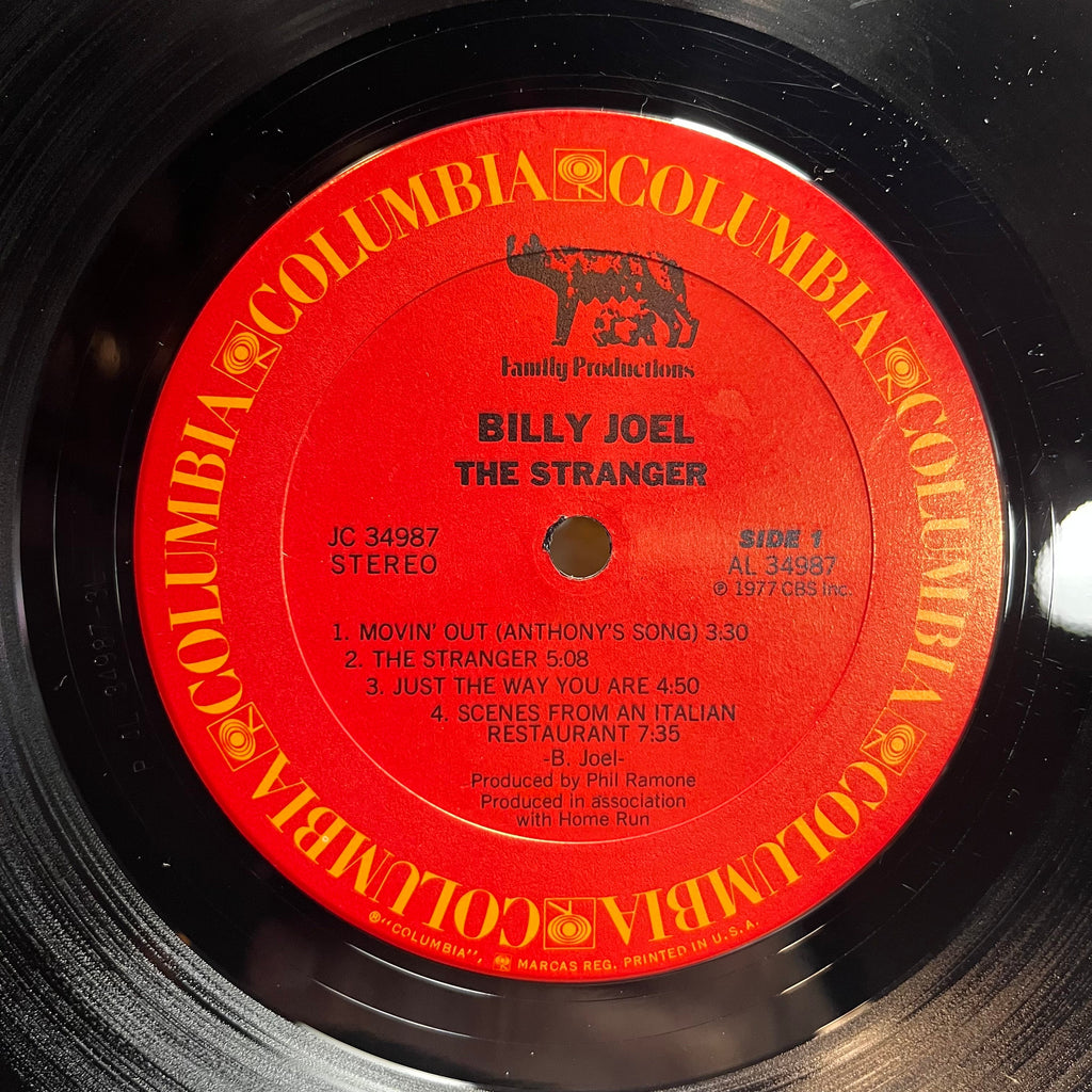 Billy Joel - The Stranger (VINYL) | Excellent+ (EX+) Excellent+ (EX+)