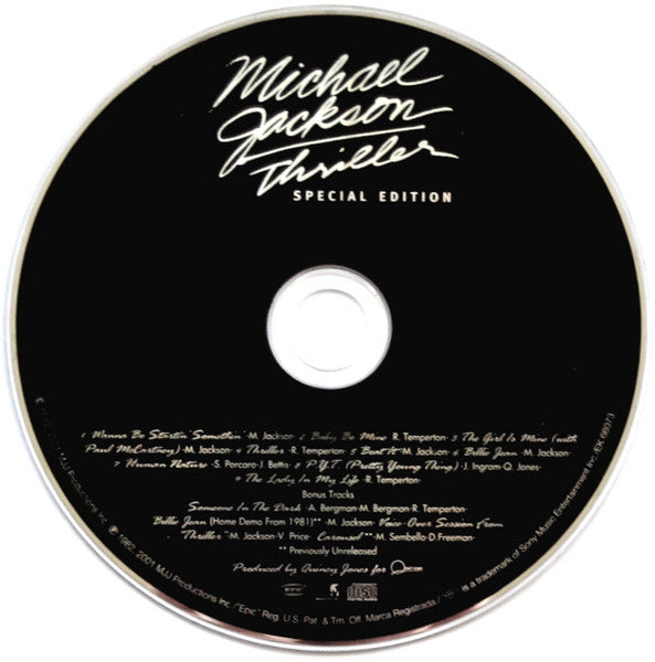 Michael Jackson - Thriller (CD) | Excellent+ (EX+) Excellent+ (EX+)
