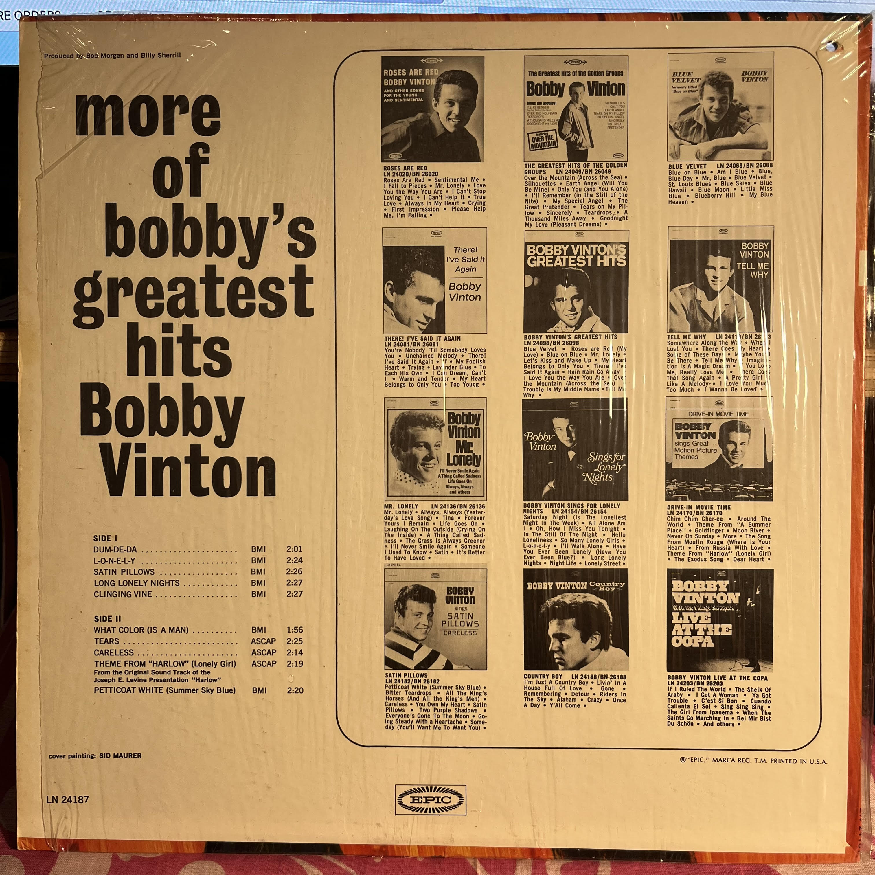 Bobby Vinton - More Of Bobby's Greatest Hits *SHRINK* | Excellent (EX) Near Mint (NM)